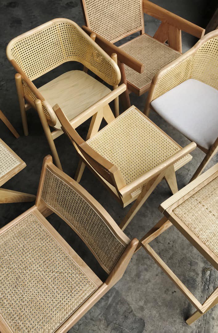 Beauty of Wood and Rattan Used in Furniture
