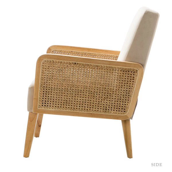 Olean Rattan Lounge Chair - chic-est.