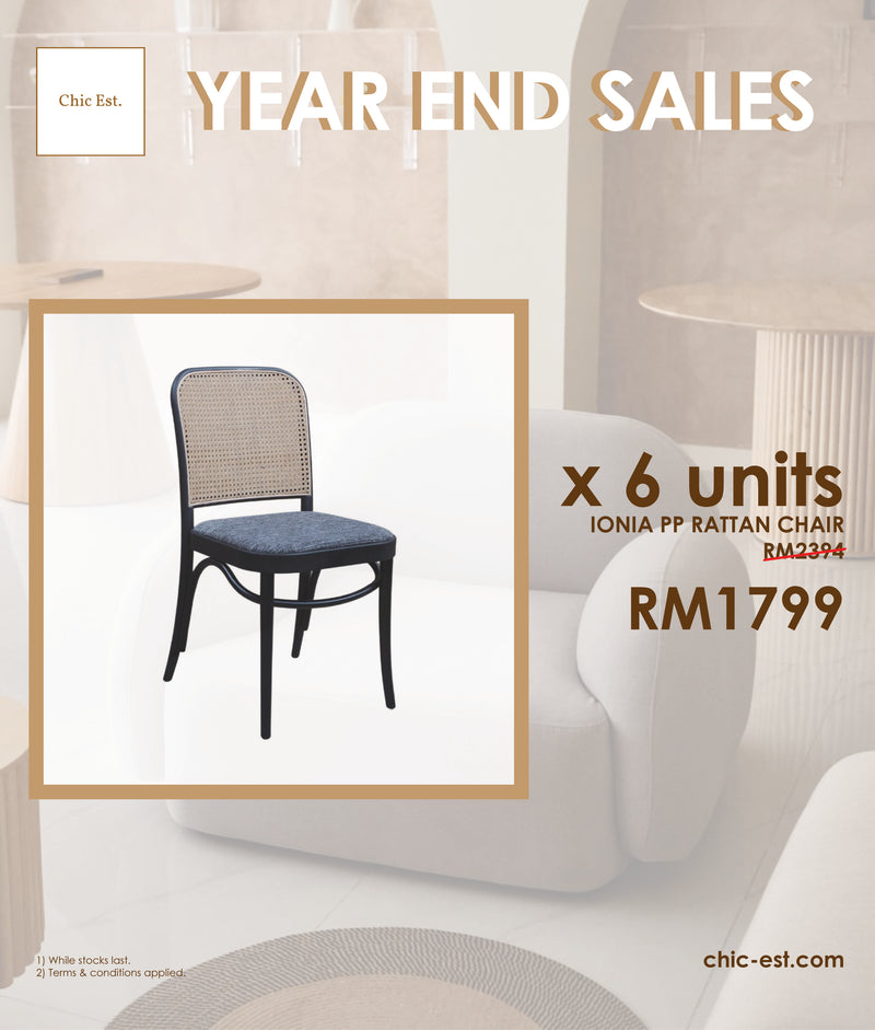 Ionia Rattan PP Dining Set