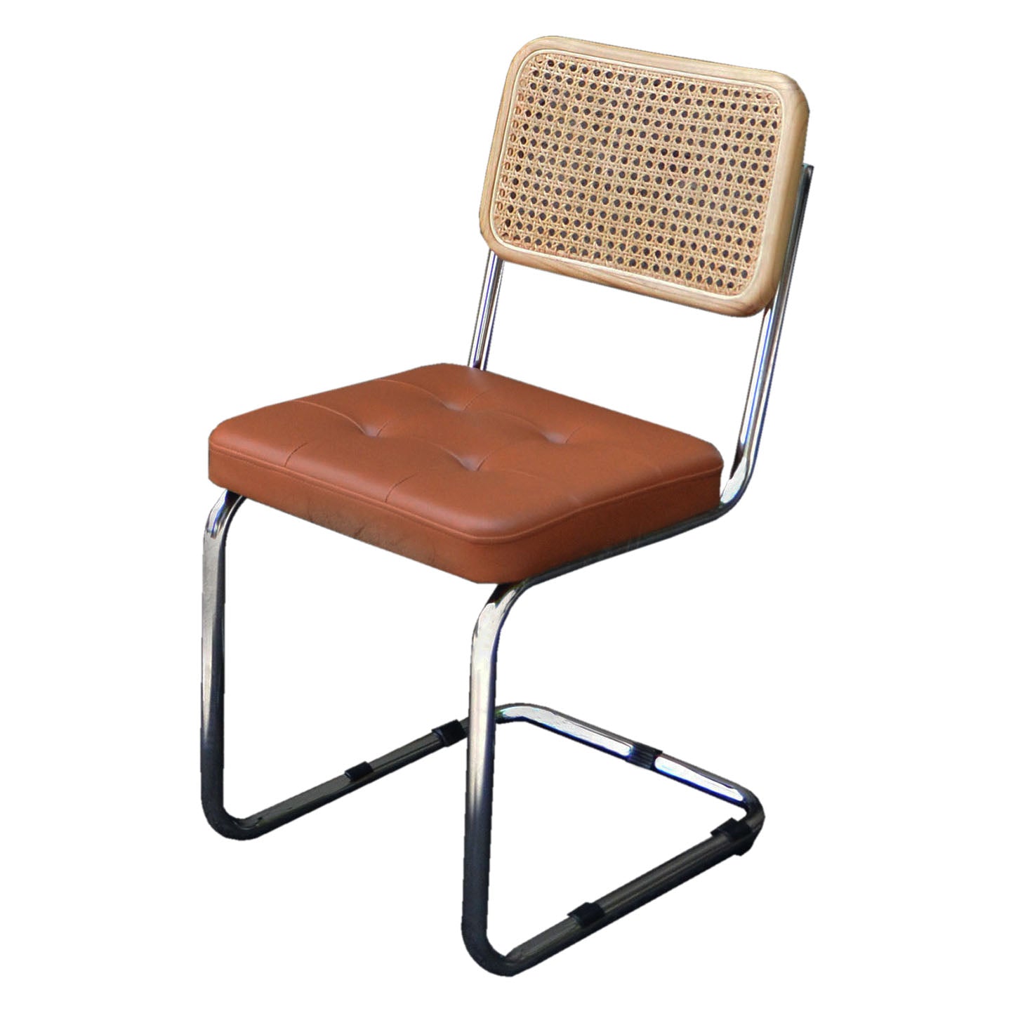 Aisai Rattan Chrome Chair